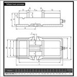 Precision machine vice QM16125 rigid-fixing type 3418 - Picture 5