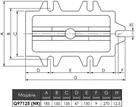 Coordinate machine vice Q97125 fixed cross type 3458 - Picture 7