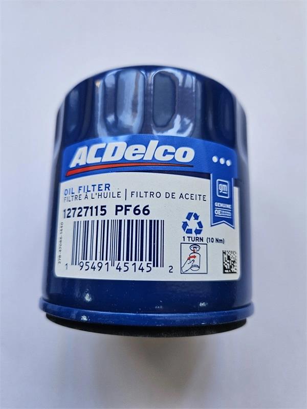 Oil filter GM 12727115 / PF66 / 55495105